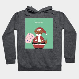 santa claus cat Hoodie